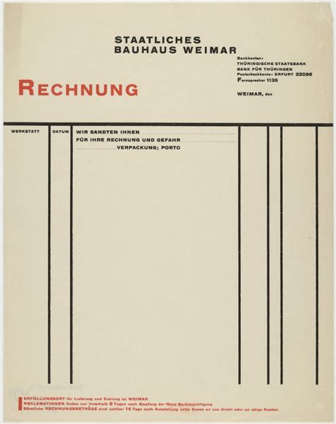 bauhaus rechnung.